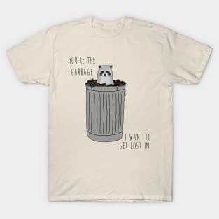 Funny card birthday any occasion card Raccoon garbage T-Shirt